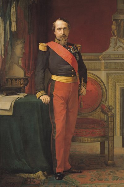 Portrait of Napoleon III (1808-73) 1862 by Hippolyte Flandrin